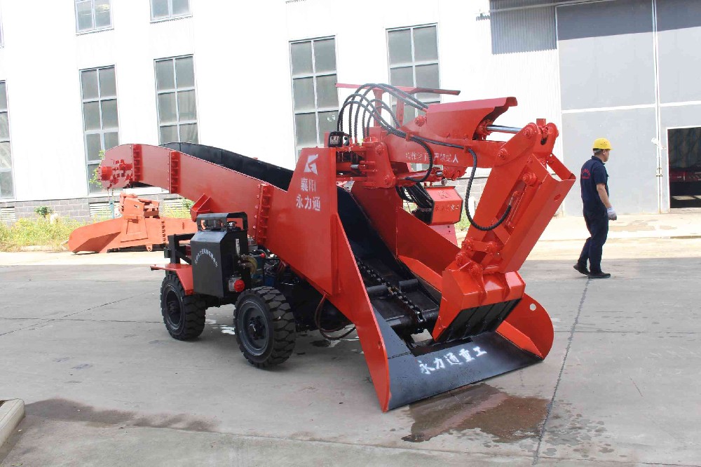 湘潭矿山使用80履带刮板扒渣机的实际效果